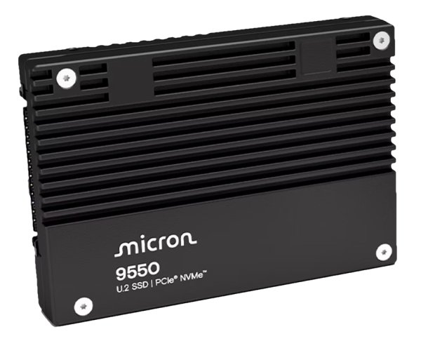 Micron 9550 MAX 12.8 TB U.2 PCI Express 5.0 NVMe 3D TLC NAND