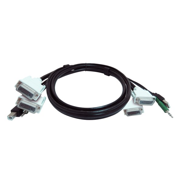 Black Box SKVMCBL-2DVI-06 KVM cable 1.8 m