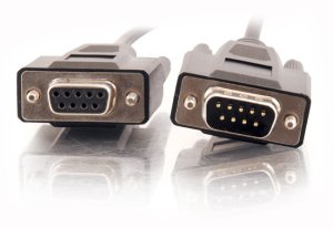 C2G 3m DB9 M/F Cable serial cable Black