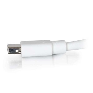 C2G 3m Mini DisplayPort Cable 4K UHD M/M - White