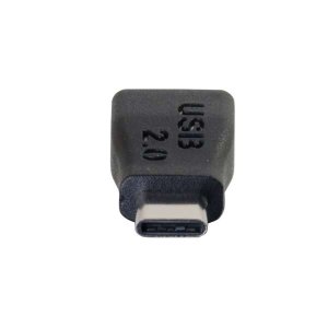 C2G USB 2.0 USB C to USB Micro B Adapter M/F - USB Type C to USB Micro B Black
