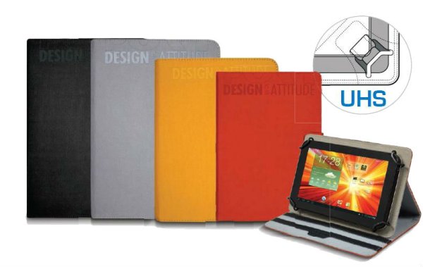 Port Designs 201350 tablet case 17.8 cm (7") Flip case Black