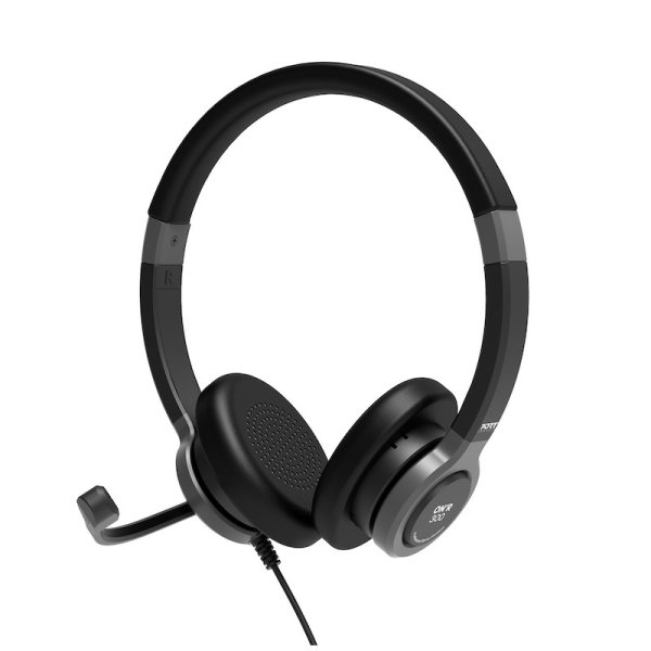 Port Designs 912001 headphones/headset Wired Head-band Office/Call center USB Type-C / USB Type-A Black