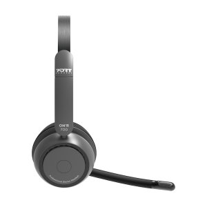 Port Designs 912003 headphones/headset Wired & Wireless Head-band Office/Call center Bluetooth Charging stand Black