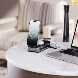 ALOGIC Roam 21,000mAh 6-in-1 Power Bank with Qi2 Fast Wireless and 100W USB-C Laptop Charging