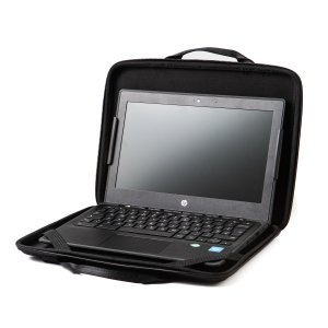 Techair TACWI015 Meet the ultimate 13-14” Chromebook case – it's like a work-in style superhero! Fasten it with secure screen clips, protect with EVA panels, and ID it easily. Your Chromebook's new best friend!