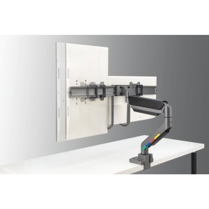 Kensington SmartFit Dual Monitor Arm with Crossbar and Handle