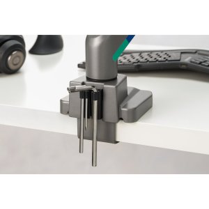 Kensington SmartFit Dual Monitor Arm with Crossbar and Handle