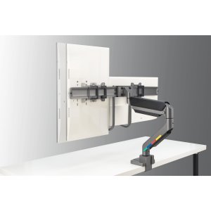 Kensington SmartFit Dual Monitor Arm with Crossbar and Handle