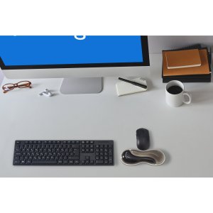 Kensington Slim Duo Gel Mouse/Trackball Wrist Rest - Grey