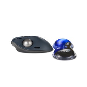 Kensington Slim Duo Gel Mouse/Trackball Wrist Rest - Blue