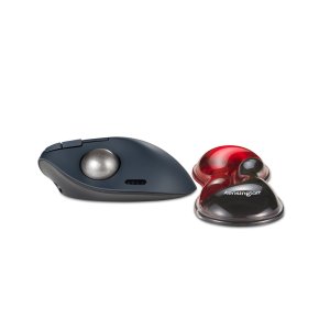Kensington Slim Duo Gel Mouse/Trackball Wrist Rest -Red