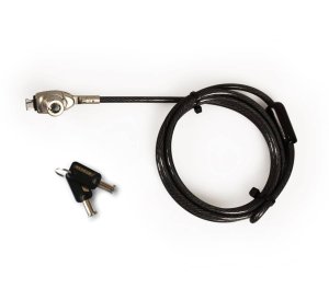 Port Designs PORT Connect 901224 cable lock Black, Silver 2 m