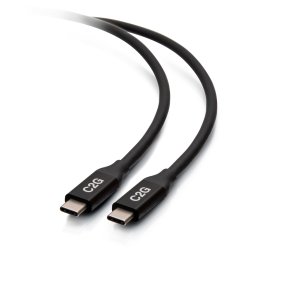 C2G 2.5ft (0.8m) USB-C® Male to USB-C Male Cable (20V 5A) - USB4® (40Gbps)