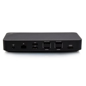 C2G USB-C® 11-in-1 Hybrid DisplayLink and DP Alt Mode Triple 4K Docking Station with HDMI®, DisplayPort™, Ethernet, USB, 3.5mm Audio and Power Delivery up to 100W
