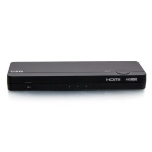 C2G USB-C®/HDMI® 3-Input Combo to HDMI 1-Output KVM with Power Delivery - 4K 60Hz