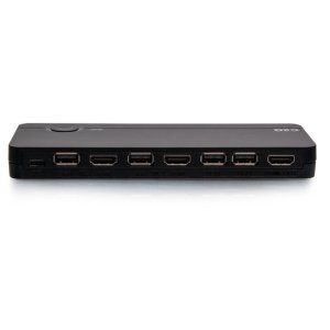 C2G USB-C®/HDMI® 3-Input Combo to HDMI 1-Output KVM with Power Delivery - 4K 60Hz