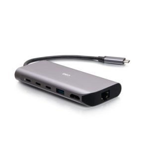C2G C2G54551 laptop dock/port replicator Wired USB4 Grey