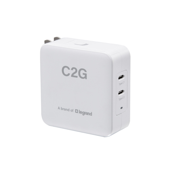 C2G C2G58882 mobile device charger Laptop, Tablet White AC, USB Indoor