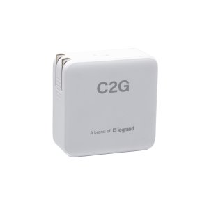 C2G Dual USB-C® Power Adapter (UK, EU, US) - 65W