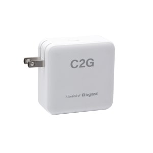 C2G Dual USB-C® Power Adapter (UK, EU, US) - 65W