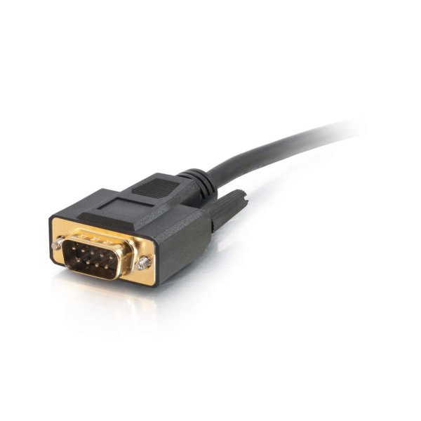 C2G 1.5ft (0.46m) VelocityTM DB9 Male to 3.5mm Male Serial RS232 Adapter Cable