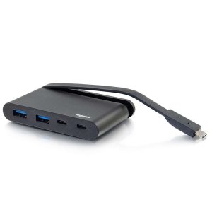 C2G USB-C® Hub with USB-A, USB-C and Power Delivery up to 100W