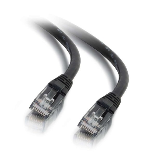 C2G 25ft (7.6m) Cat6 Snagless Unshielded UTP Ethernet Network Patch Cable - Black