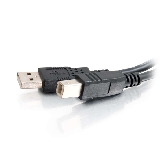 C2G USB 2.0 A/B Cable Black 5m USB cable USB A USB B