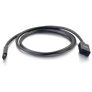 C2G 3ft (0.9m) USB-C to C 3.2 (Gen 2) Male to Female Extension Cable (10Gbps)