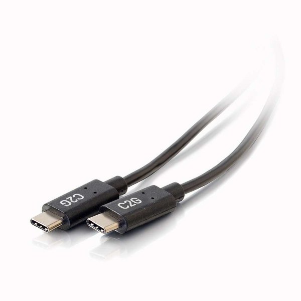 C2G 6ft (1.8m) USB-C 2.0 Male to Male Cable (3A)