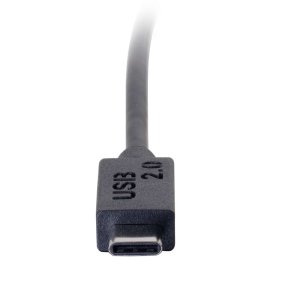 C2G 3ft (0.9m) USB 2.0 USB-C to USB-B Cable M/M - Black