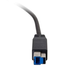 C2G 10ft (3m) USB 3.0 (USB 3.2 Gen 1 (5Gbps) USB-C to USB-B Cable M/M - Black