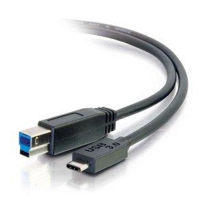 C2G 10ft (3m) USB 3.0 (USB 3.2 Gen 1 (5Gbps) USB-C to USB-B Cable M/M - Black