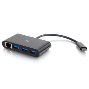 C2G 29747 laptop dock/port replicator USB 3.2 Gen 1 (3.1 Gen 1) Type-C Black