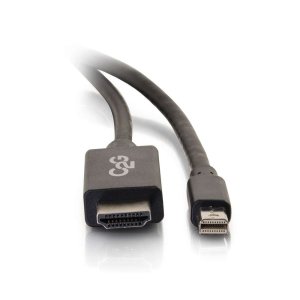 C2G 6ft (1.8m) Mini DisplayPortTM Male to HDMITM Male Adapter Cable - Black