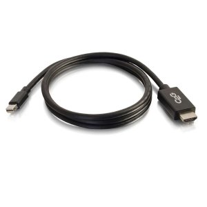 C2G 6ft (1.8m) Mini DisplayPortTM Male to HDMITM Male Adapter Cable - Black