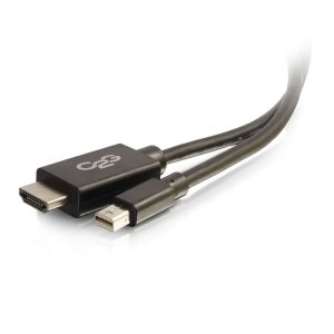 C2G 6ft (1.8m) Mini DisplayPortTM Male to HDMITM Male Adapter Cable - Black