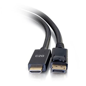 C2G 6ft (1.8m) DisplayPortTM Male to HDMITM Male Passive Adapter Cable - 4K 30Hz