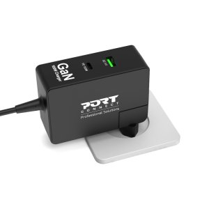 Port Designs 902103 mobile device charger Laptop, Smartphone, Tablet Black AC Indoor