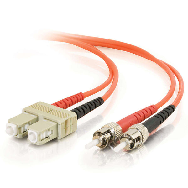 C2G 85483 InfiniBand/fibre optic cable 5 m SC ST OFNR Orange