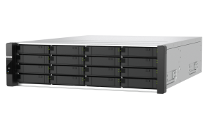 QNAP ES1686dc R2 NAS Rack (3U) Intel® Xeon® D D-2123IT 32 GB DDR4 0 TB QNAP QES Black, Grey