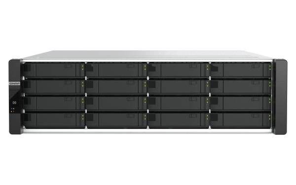 QNAP ES1686dc R2 NAS Rack (3U) Intel® Xeon® D D-2142IT 48 GB DDR4 0 TB QNAP QES Black, Grey