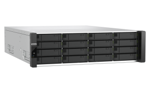 QNAP ES1686dc R2 NAS Rack (3U) Intel® Xeon® D D-2142IT 48 GB DDR4 0 TB QNAP QES Black, Grey