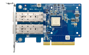 QNAP Dual-port, 10GbE SFP+ network expansion card