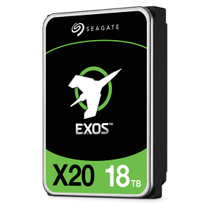 Seagate Enterprise Exos X20 internal hard drive 18 TB 7200 RPM 3.5" SAS