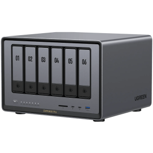 Ugreen NASync DXP6800 Pro NAS Compact Intel® Core™ i5 i5-1235U 8 GB DDR5 UGOS Pro Black