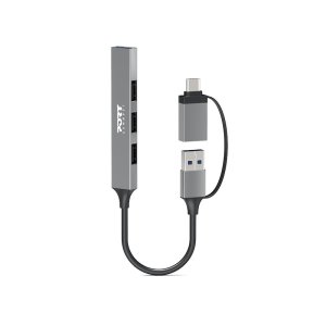 Port Designs 900160 interface hub USB Type-C 5000 Mbit/s Silver