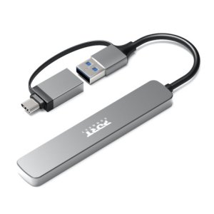 Port Designs 900161 interface hub USB 2.0 Type-A 5000 Mbit/s Silver