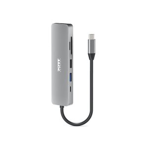 Port Designs 900162 interface hub USB Type-C Silver